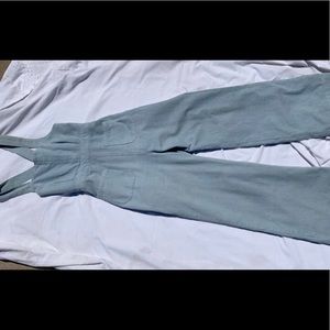 NWOT Powder Blue Corduroy Overalls